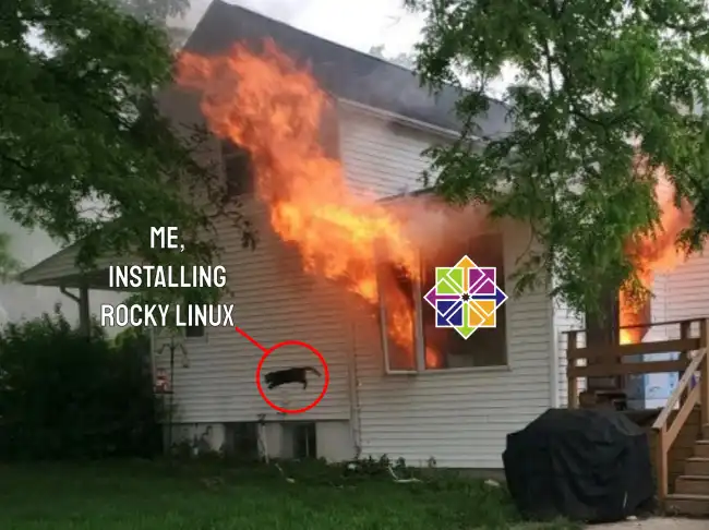 me installing rockylinux png