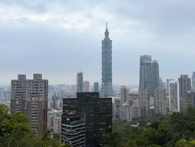 샹산 전망대 풍경