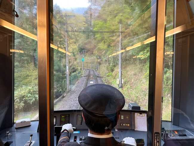 하코네 등산철도 내부