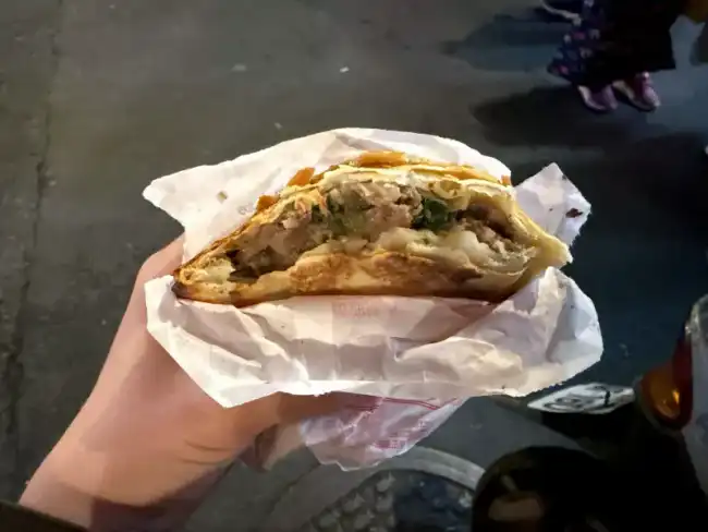 라오허제 야시장 후추빵