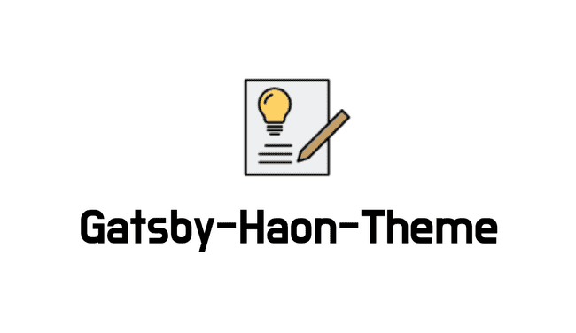 Gatsby-Starter-Haon