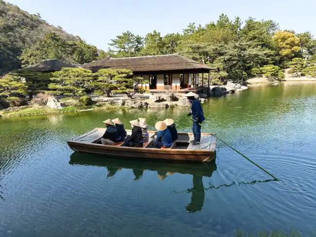 리츠린 공원 나룻배